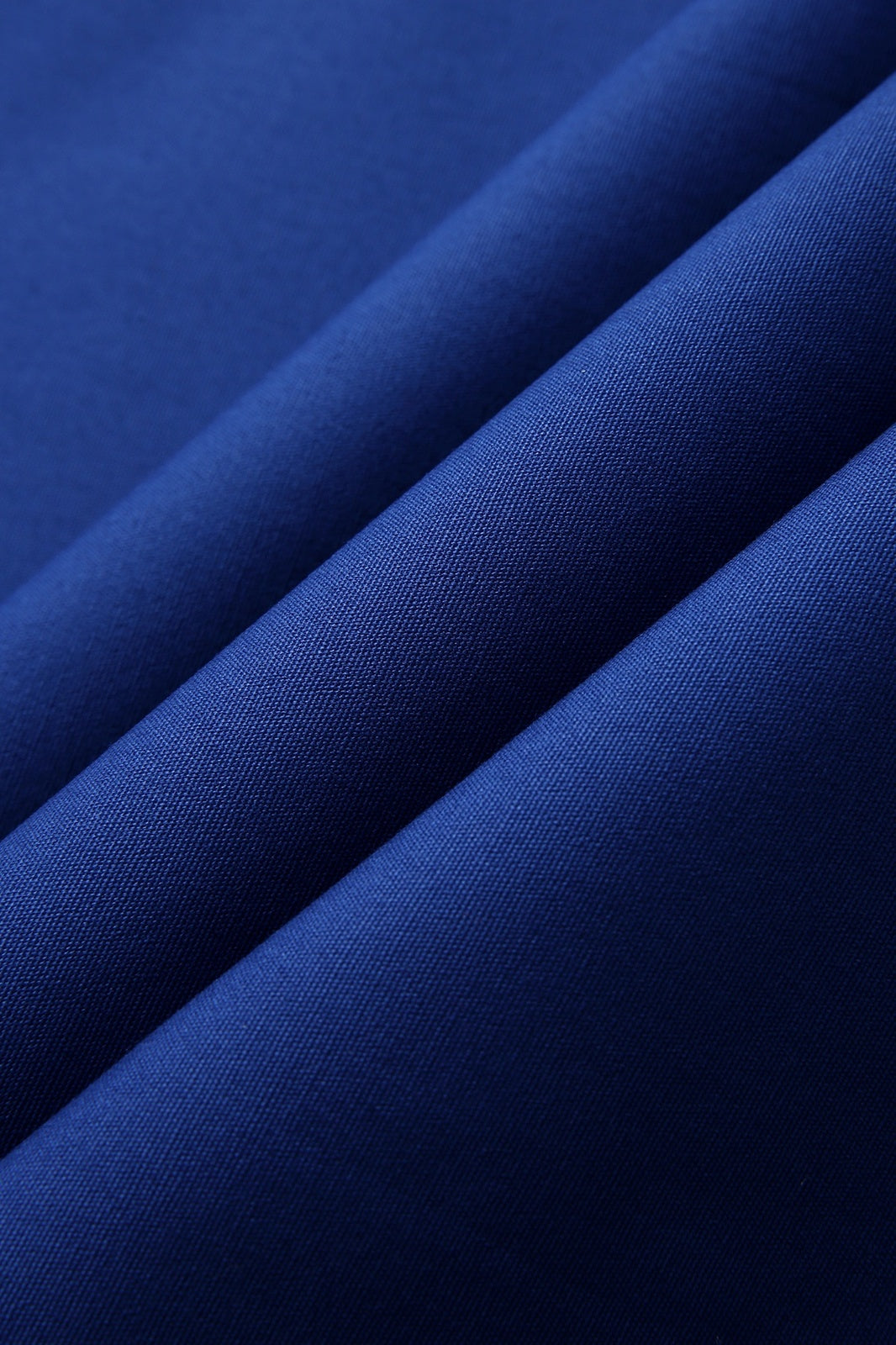 Short Waist Apron - 100% cotton canvas - Royal Blue - View