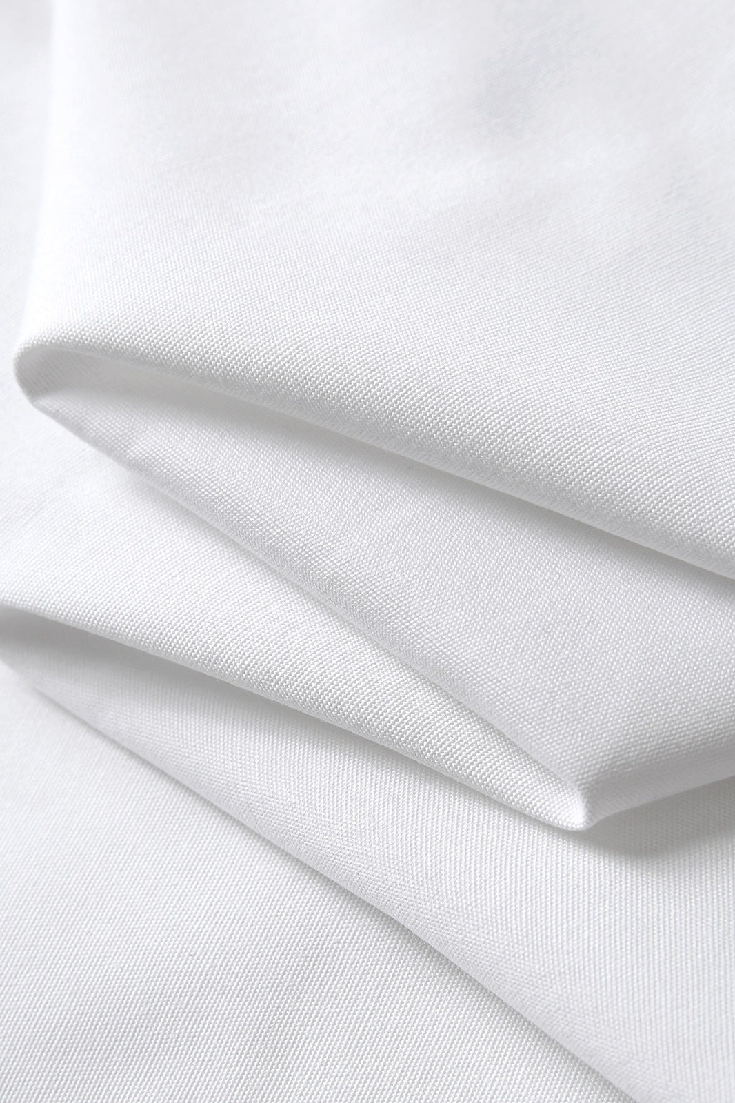 Short Waist Apron - 100% cotton canvas - White - View