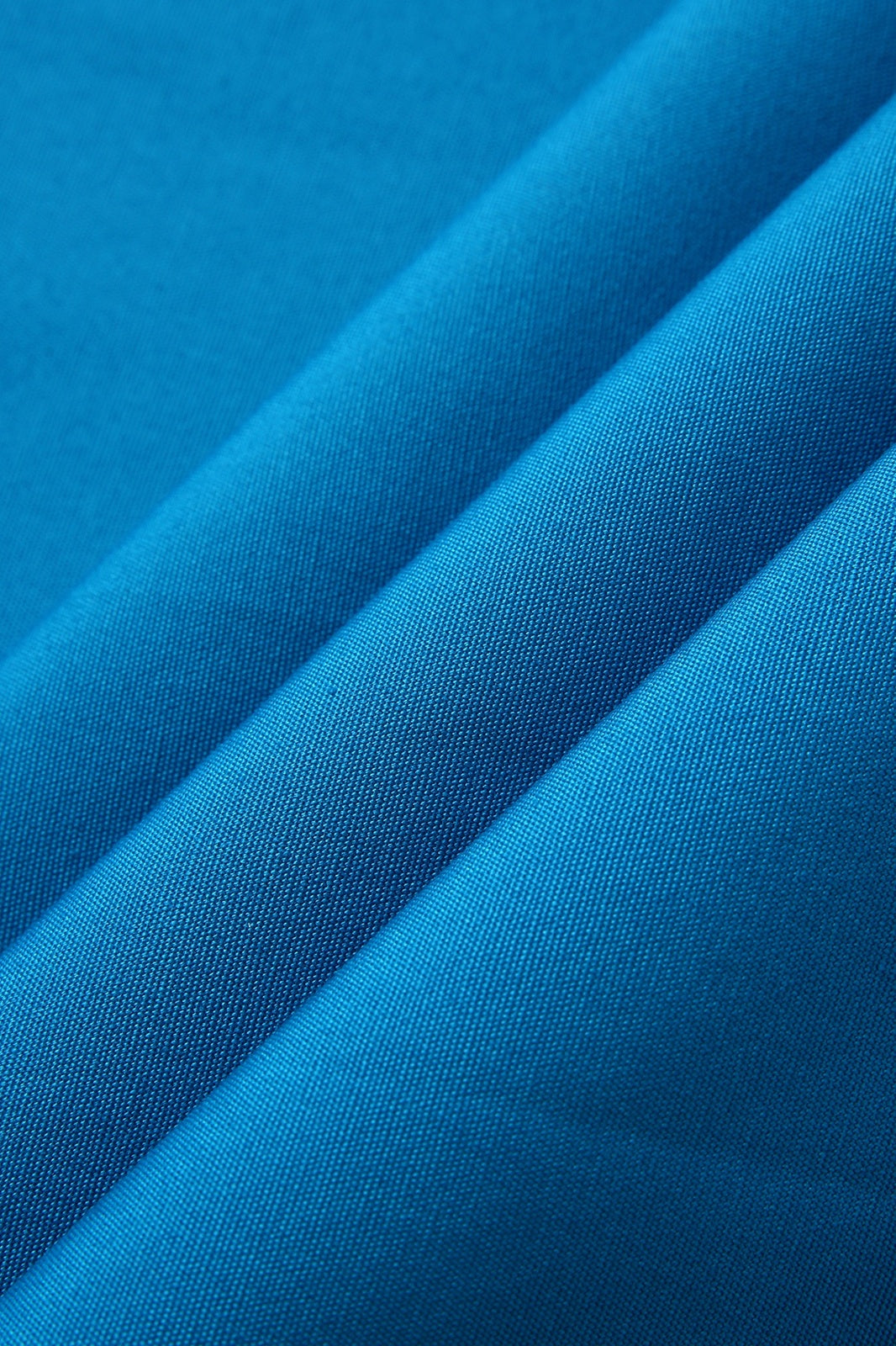 Long Waist Apron - 100% Cotton Canvas - Azure - View