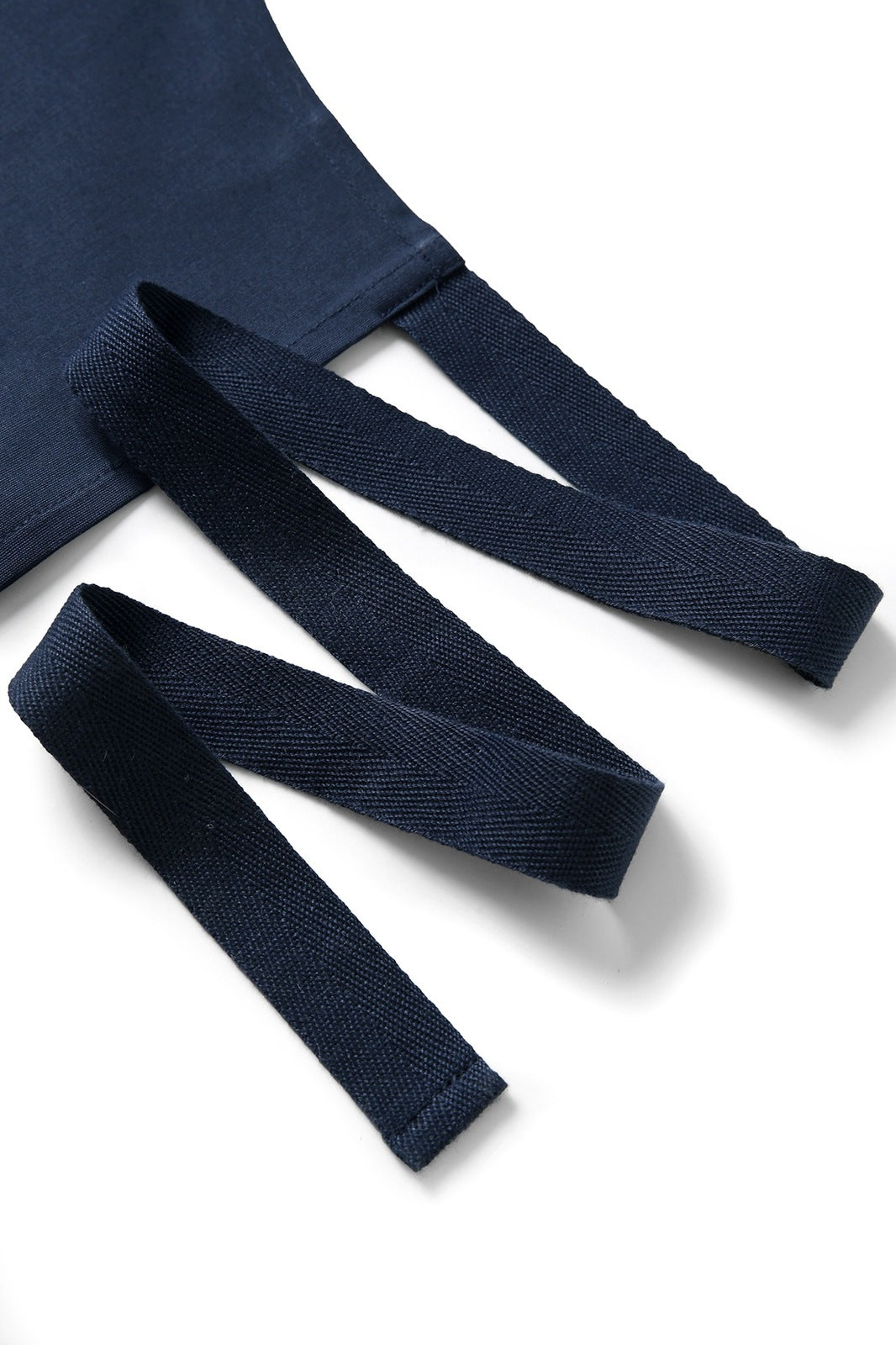 Full-bib Apron - 100% cotton canvas apron - Navy Blue - View