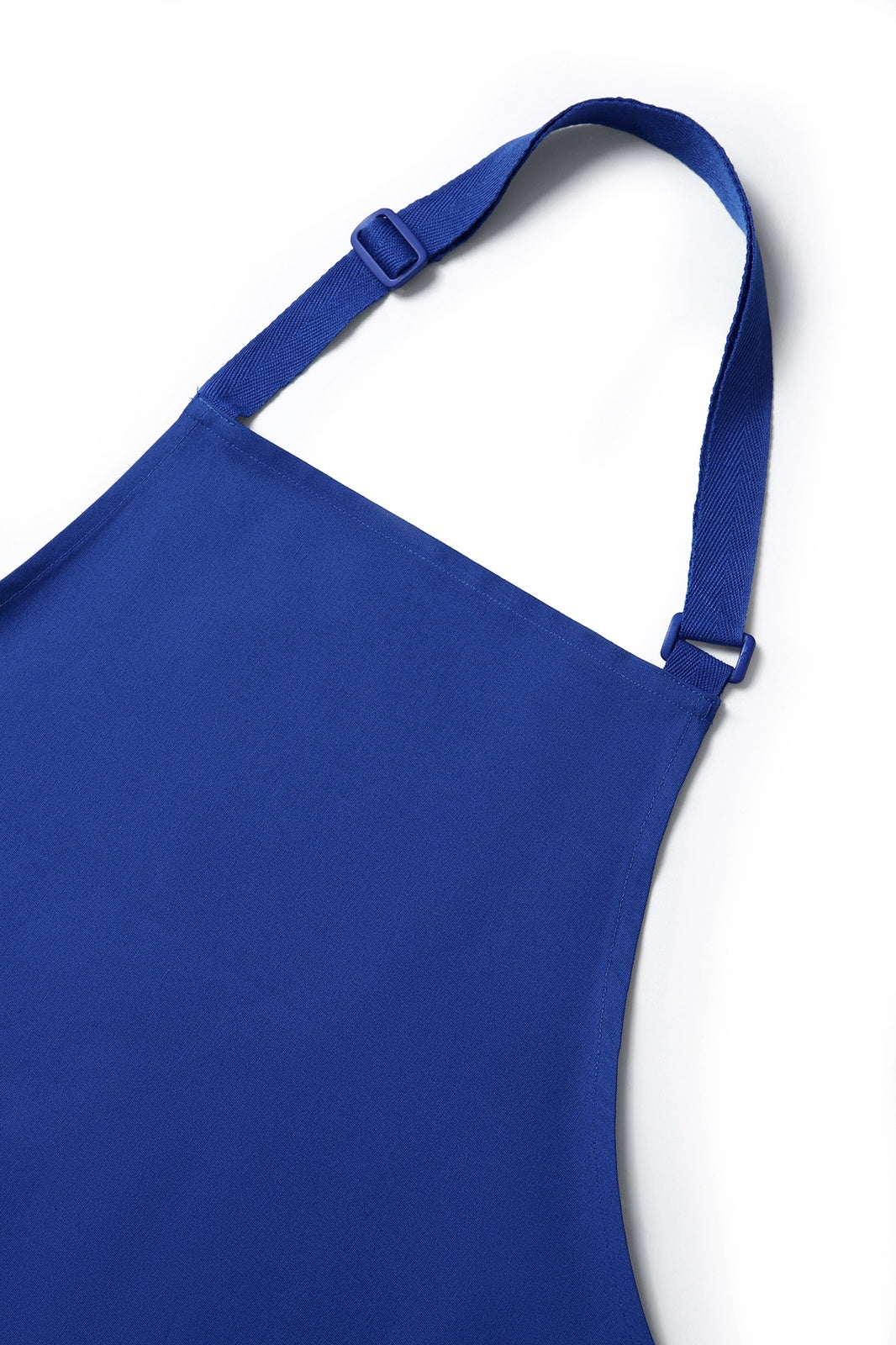 Full-bib Apron - 100% cotton canvas apron - Royal Blue - View