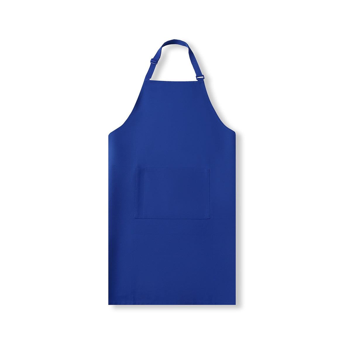 Full-bib Apron - 100% cotton canvas apron - Royal Blue - Front