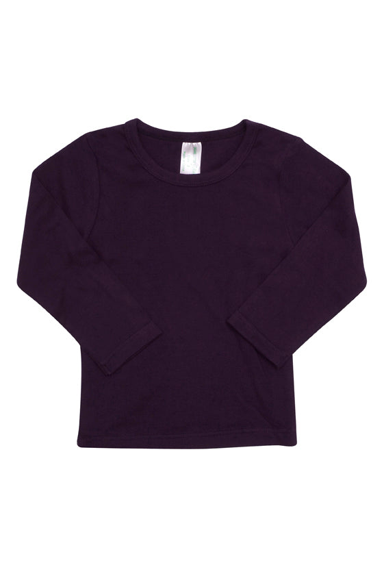 Babies Long-Sleeve T-shirt - Black - Front