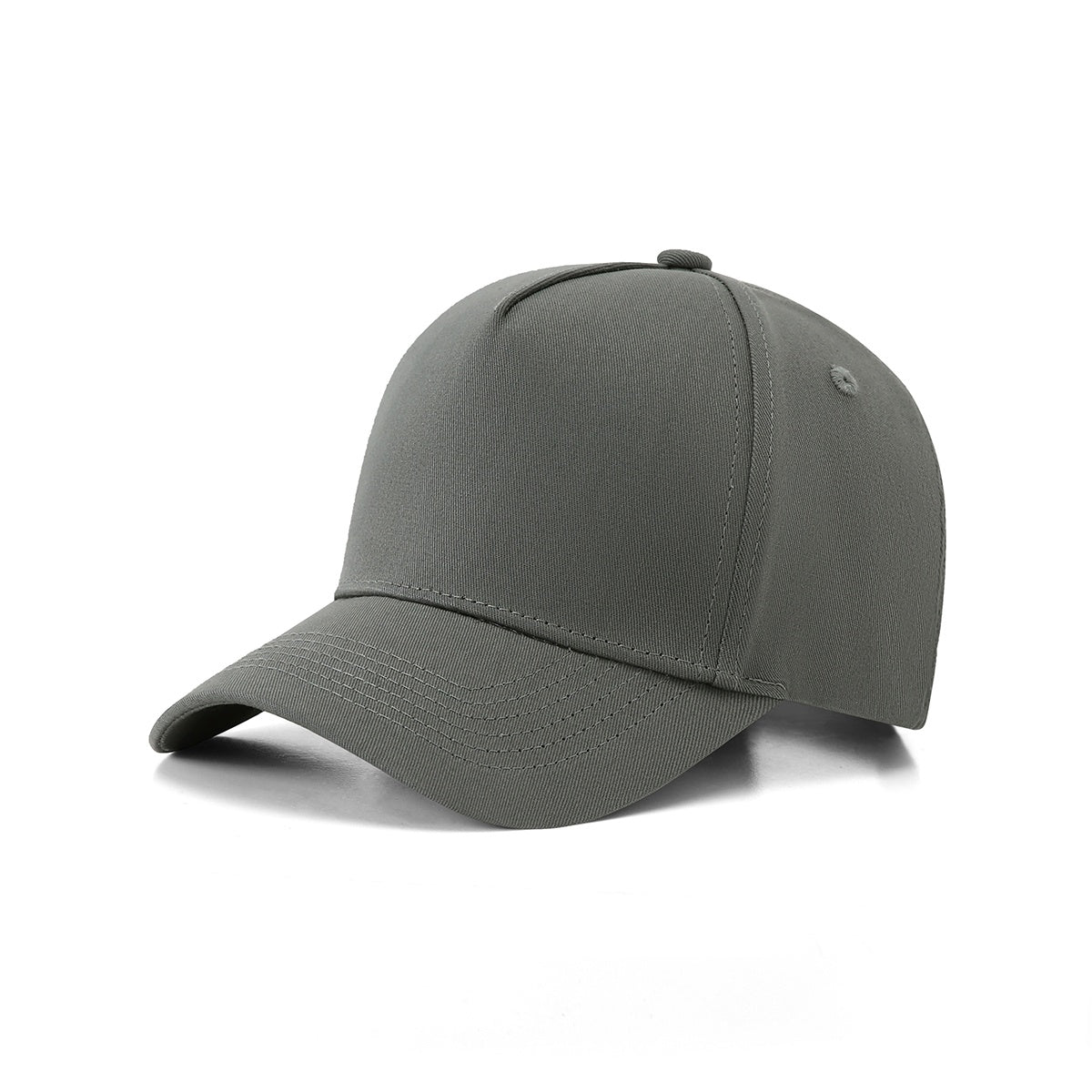 Heavyweight 280gsm 100% cotton drill 5 panel cap - Charcoal