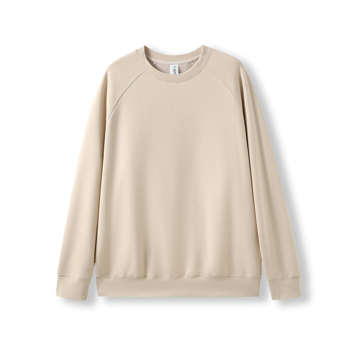 Adults' Cotton Care Sweatshirt - Natural - Front