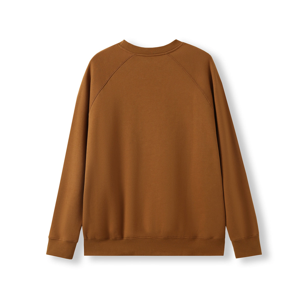 Adults' Cotton Care Sweatshirt - Toffee - Back