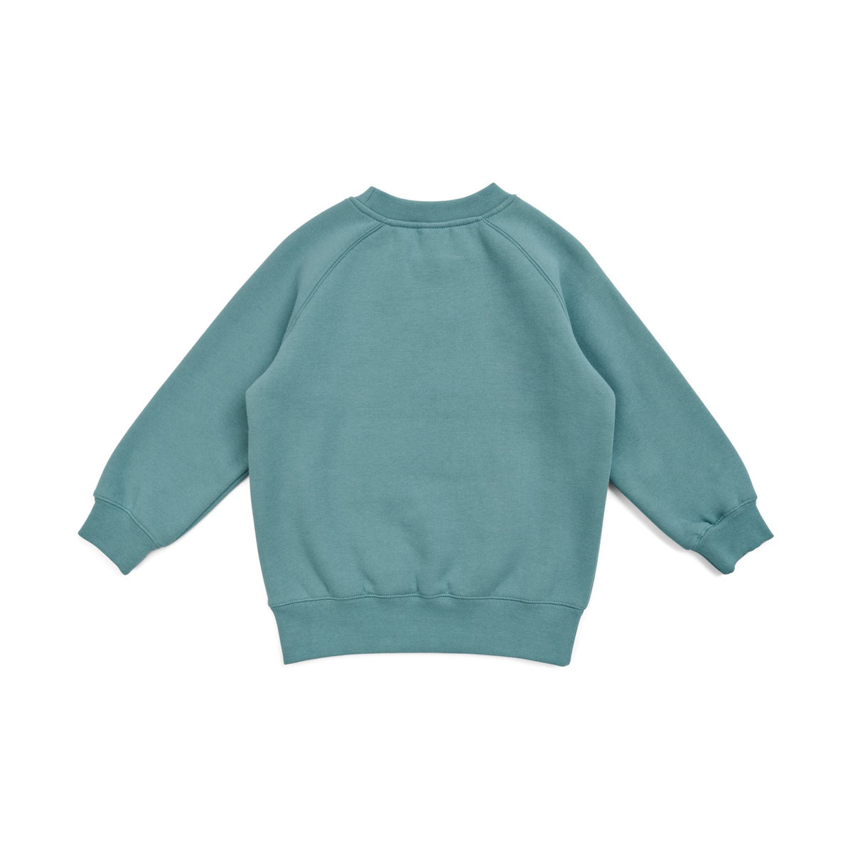 Kids' Cotton Care Sweatshirts - Slate Green - Back