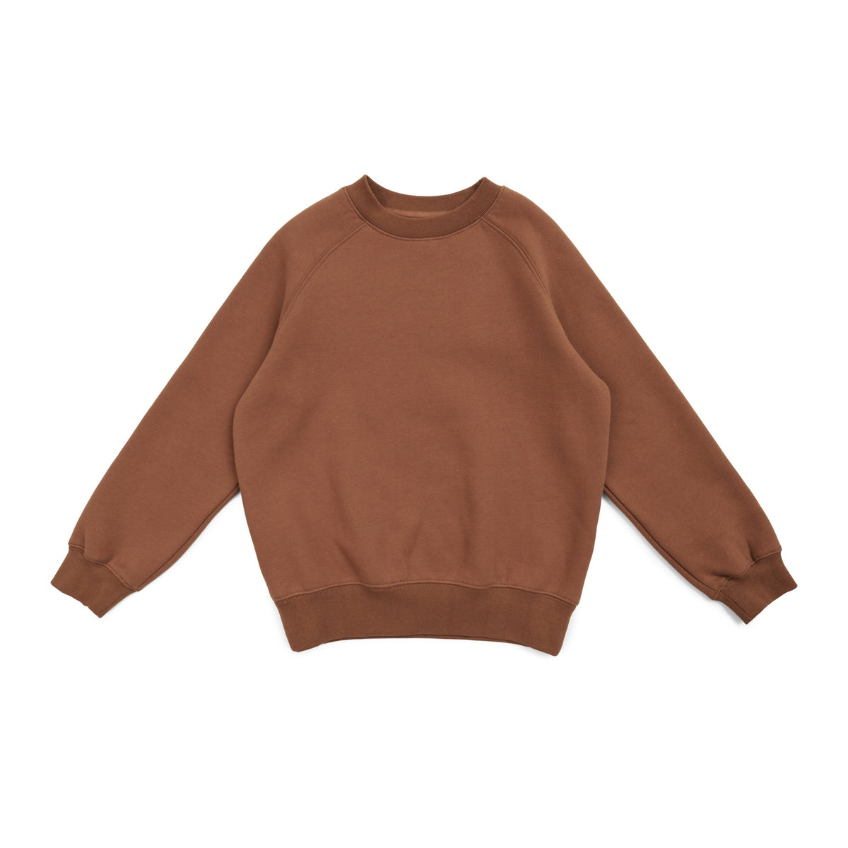 Kids' Cotton Care Sweatshirts - Toffee - Front