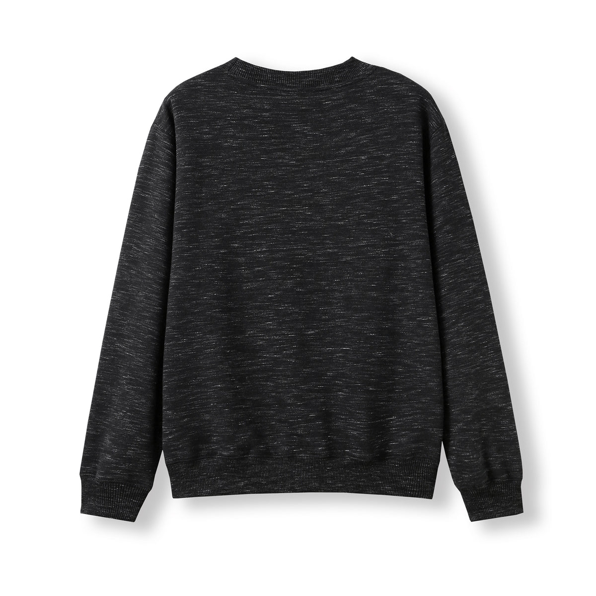 Kids Crew Neck Sloppy Joes - Black Marl - Back