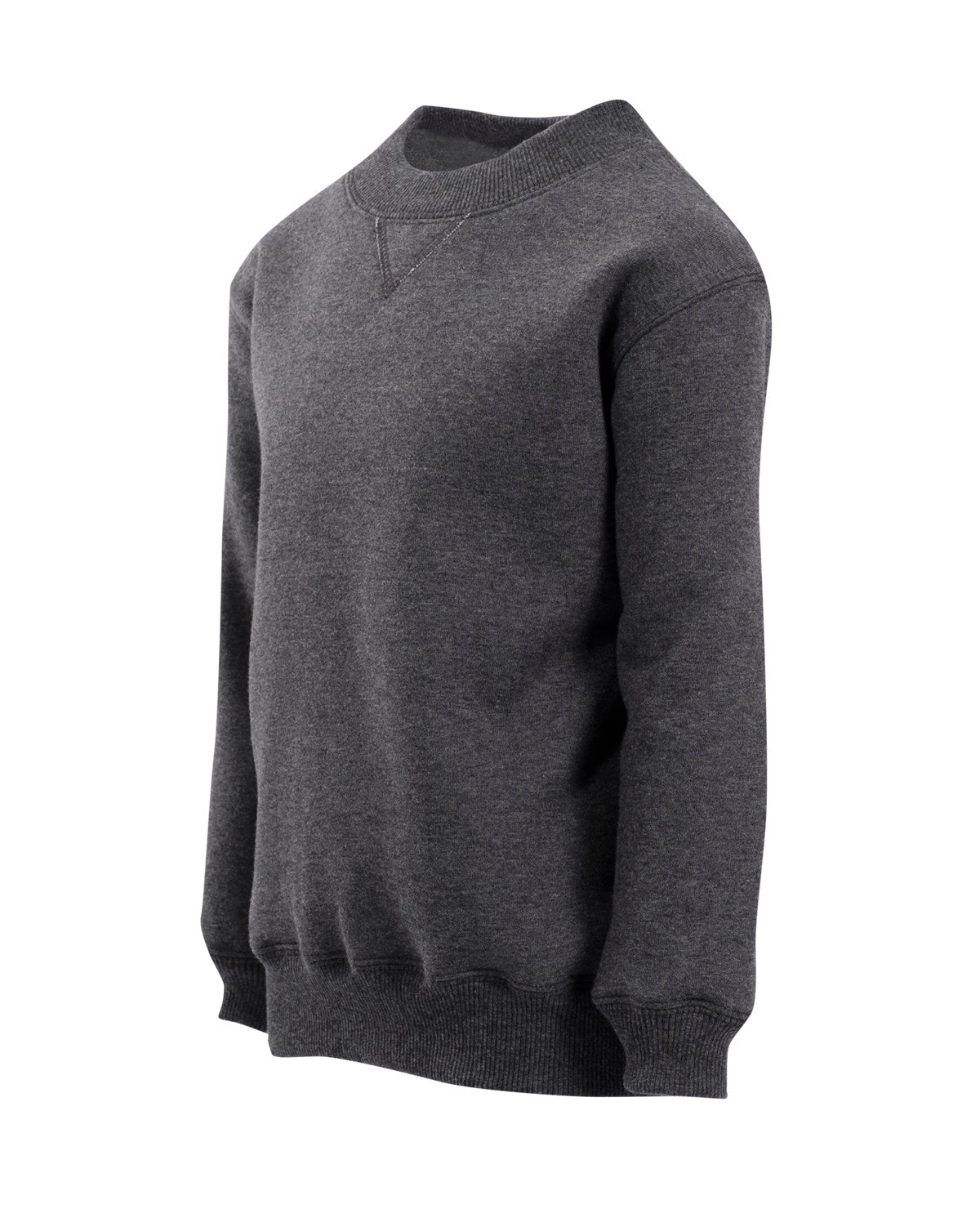 Kids Crew Neck Sloppy Joes - Dark Marl - Side