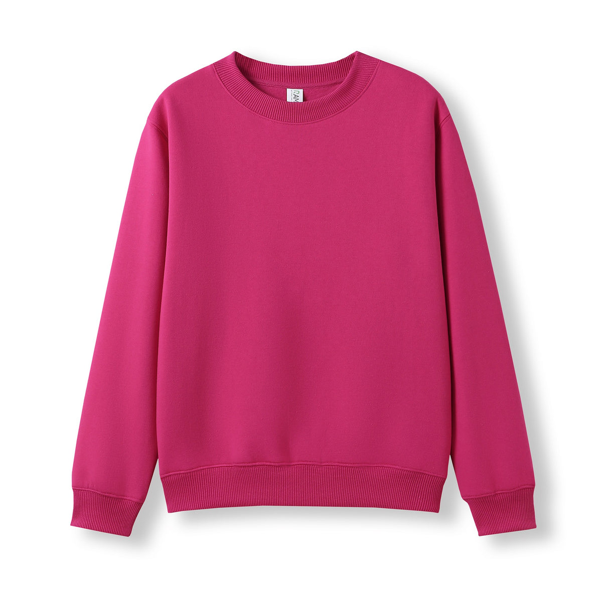 Kids Crew Neck Sloppy Joes - Hot Pink - Front