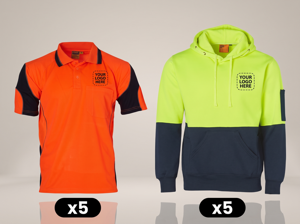 Hi-Vis Polo + Hoodie Deal