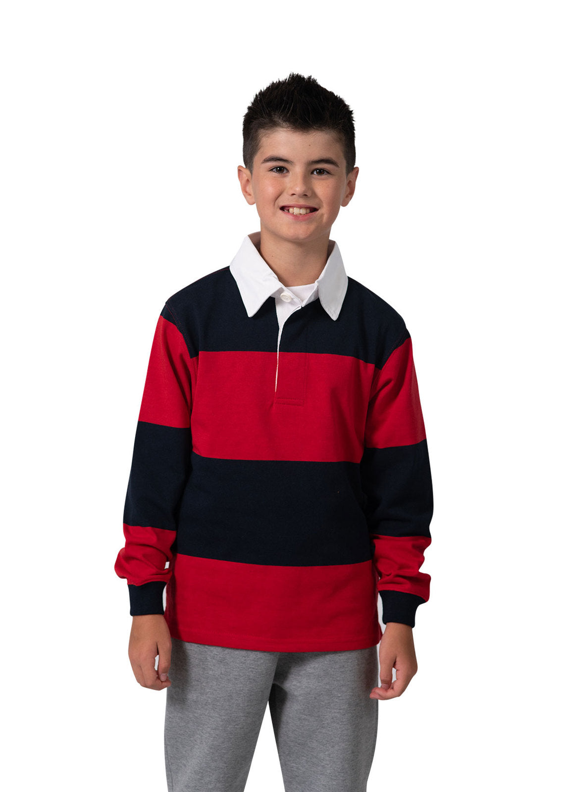 Kid's Rugby Polo Top - view