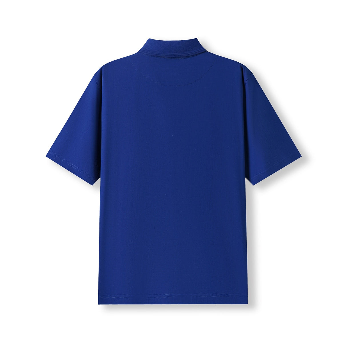 Men's 100% Cotton Jersey Polo - Royal Blue - Back