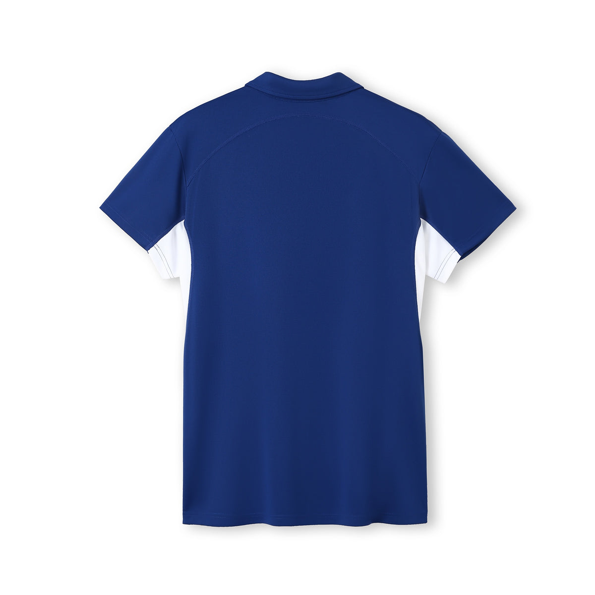 Men's Accelerator Polyester Polo - Royal/White - Back
