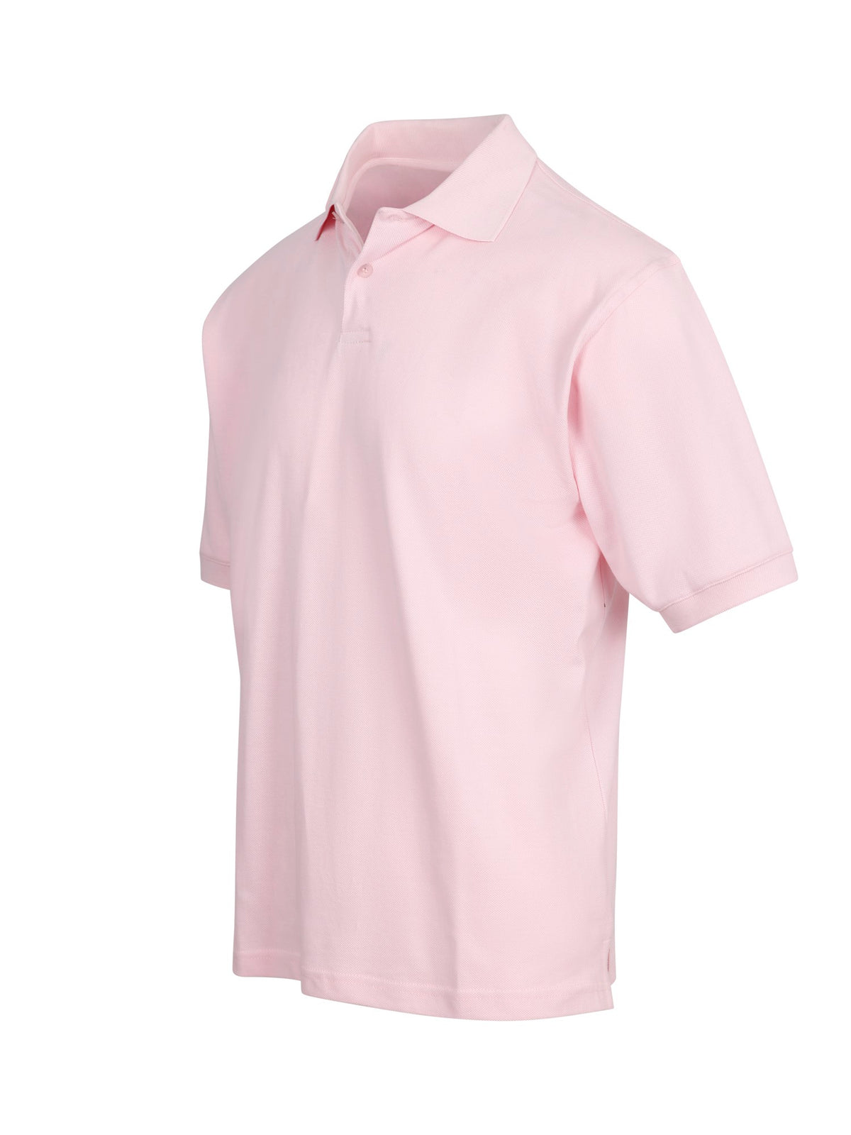 Men's Cotton Pigment Dyed Polo - Pink - Side