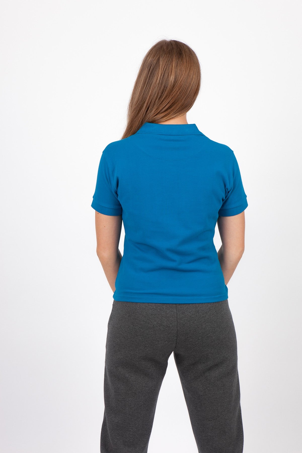 Women's Cotton Pigment Dyed Polo - view