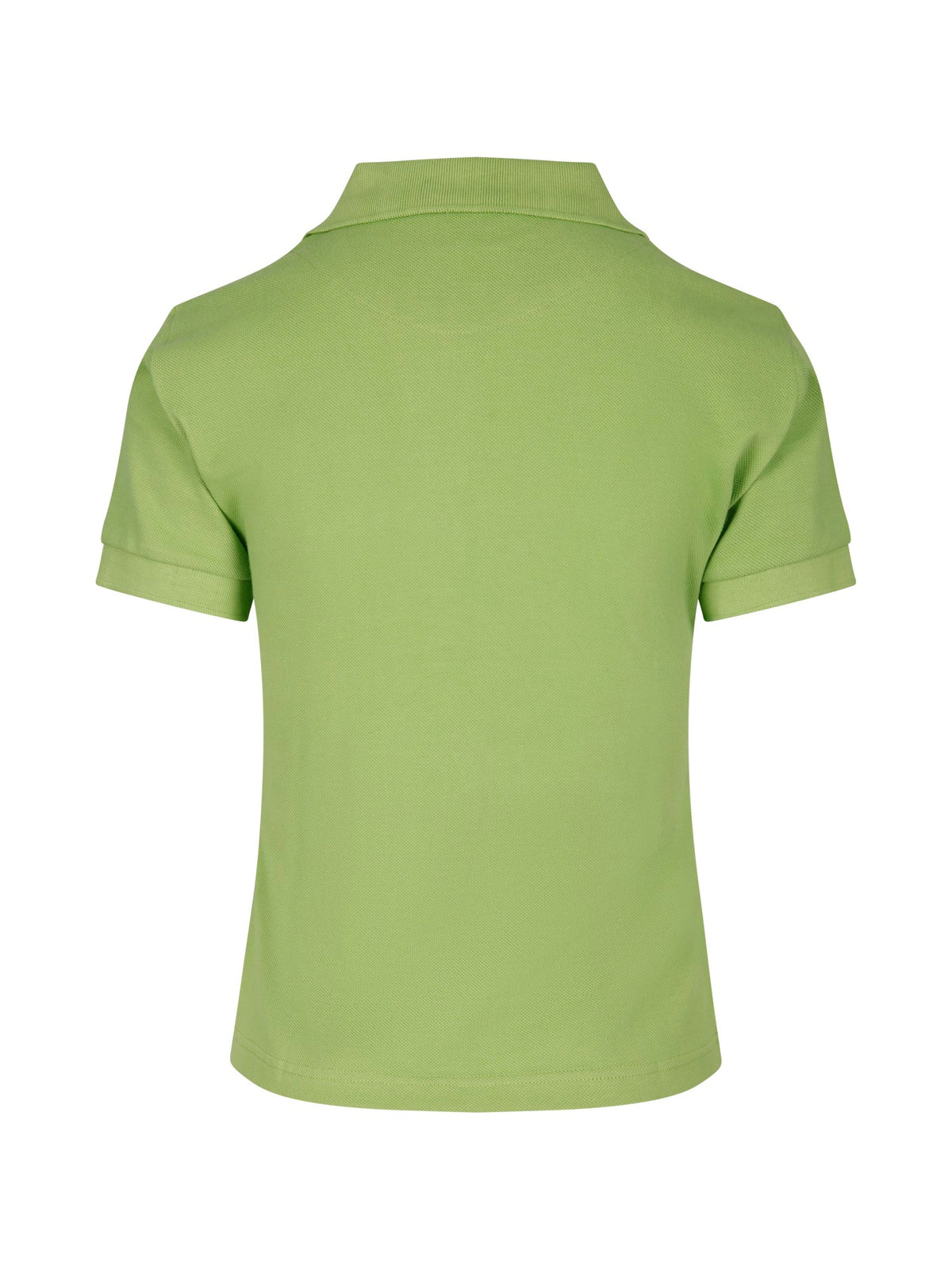 Women's Cotton Pigment Dyed Polo - Lime - Back