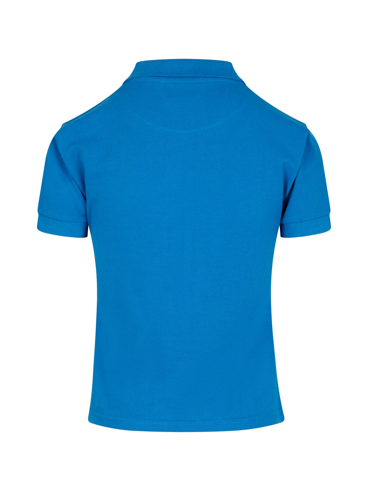 Women's Cotton Pigment Dyed Polo - Sapphire - Back