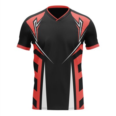 V Neck Soccer Jersey Design 1 F