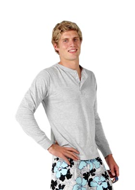 Men's Henley L/S T-shirt - view