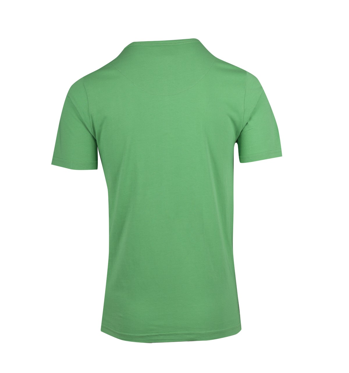 Men's Henley T-shirt - Emerald Green - Back