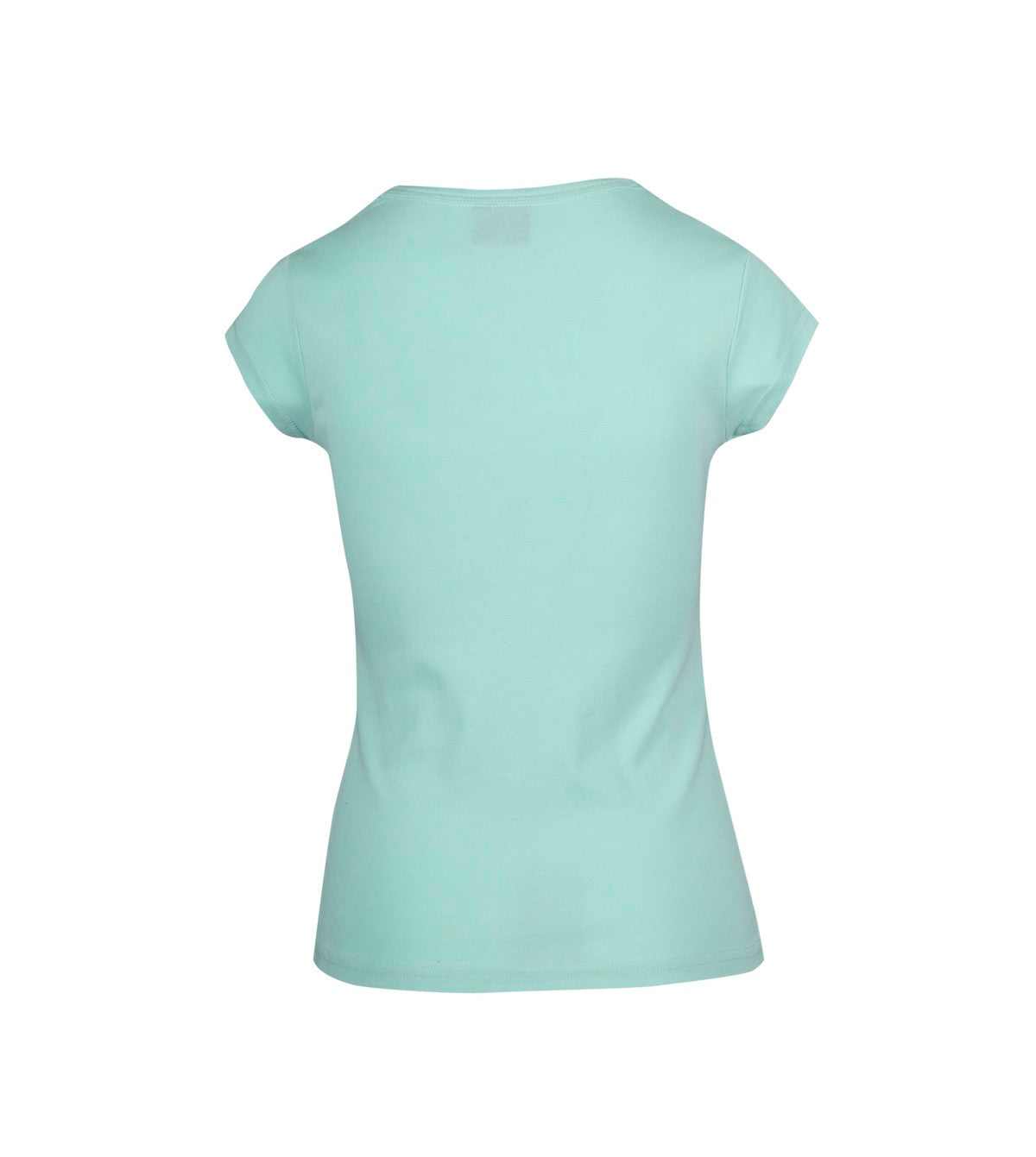 Women's Henley T-shirt - Fresh Mint - Back