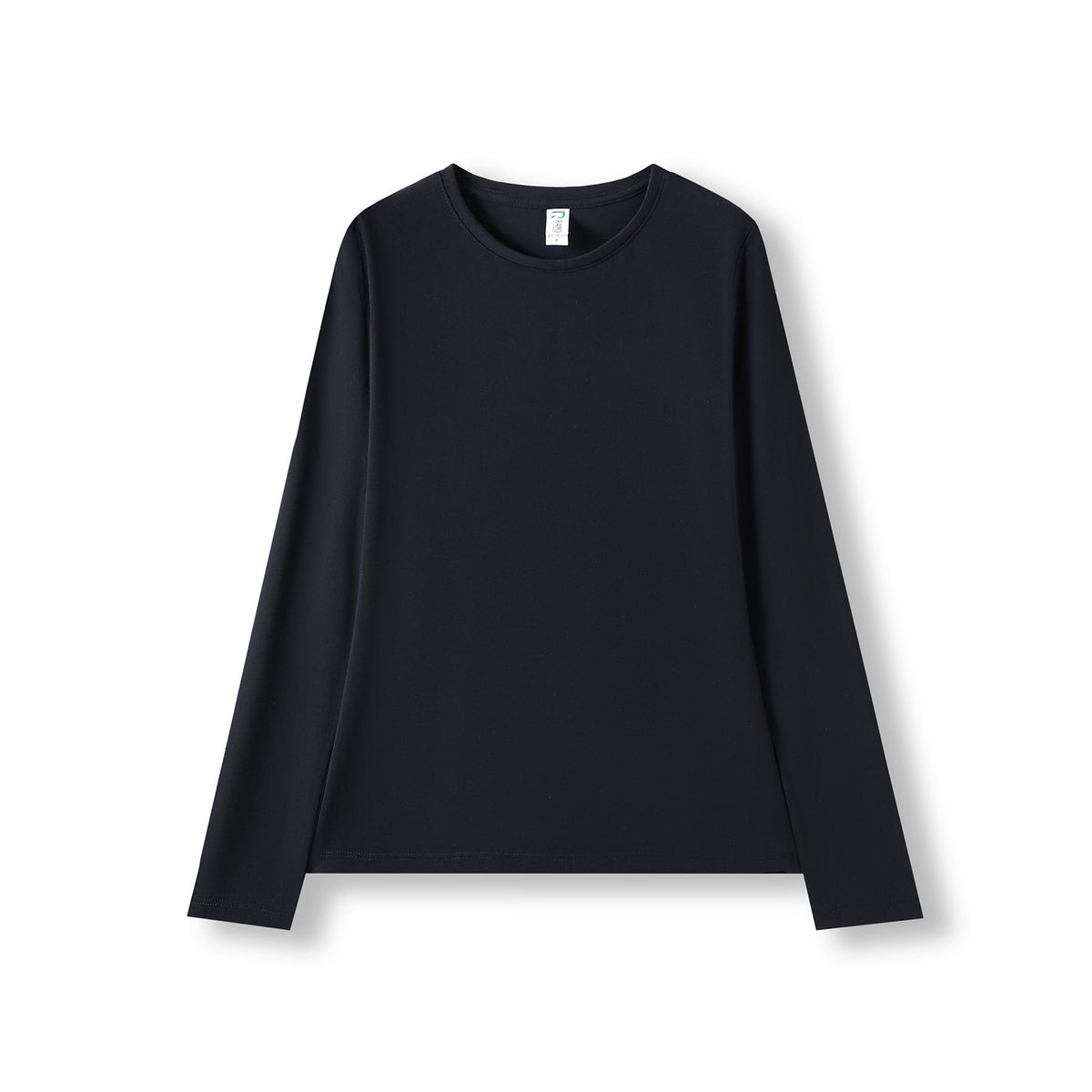 Women's Long Sleeve T-shirt - Navy Blue - Front