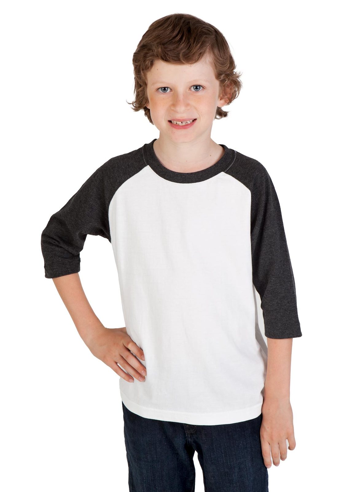Kids 3/4 Raglan Sleeve T-shirt - view