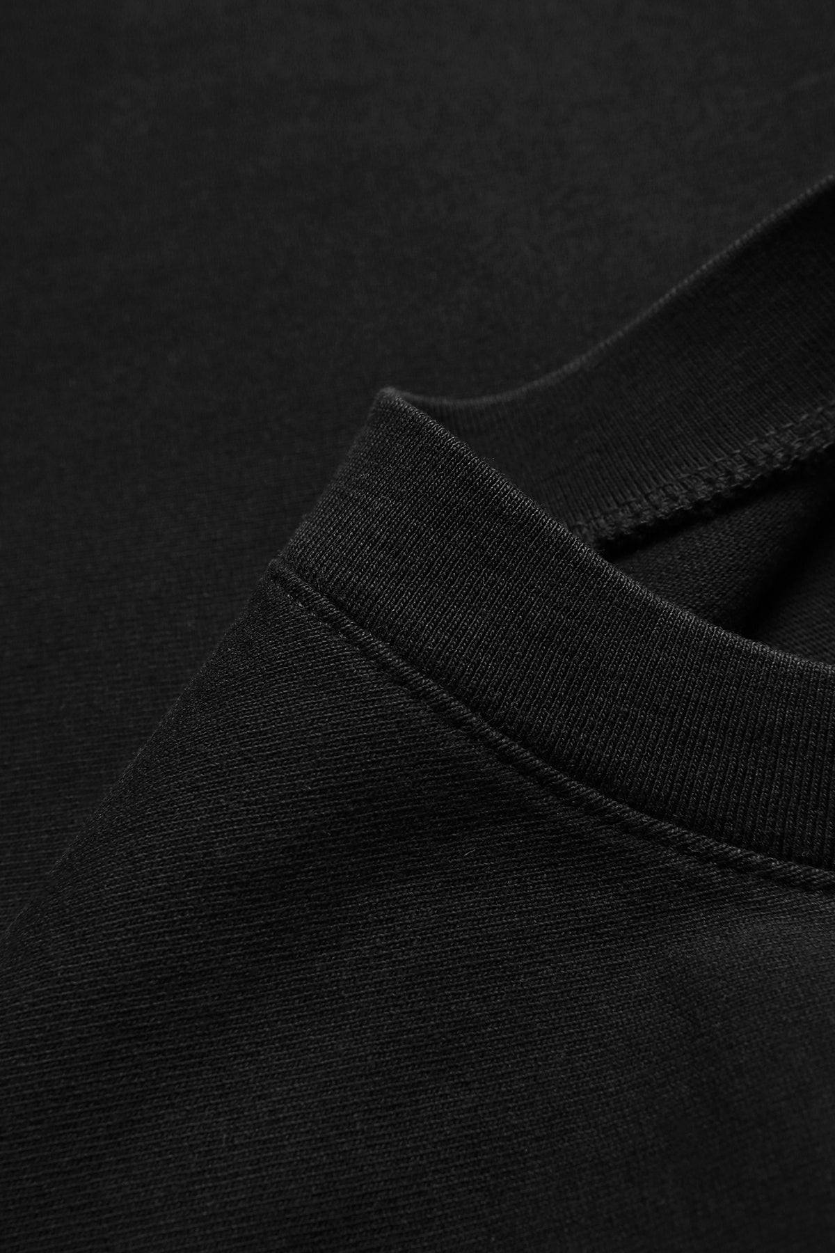 Unisex Heavy Weight Organic Cotton FADED Oversize Tshirt - Black Faded - View