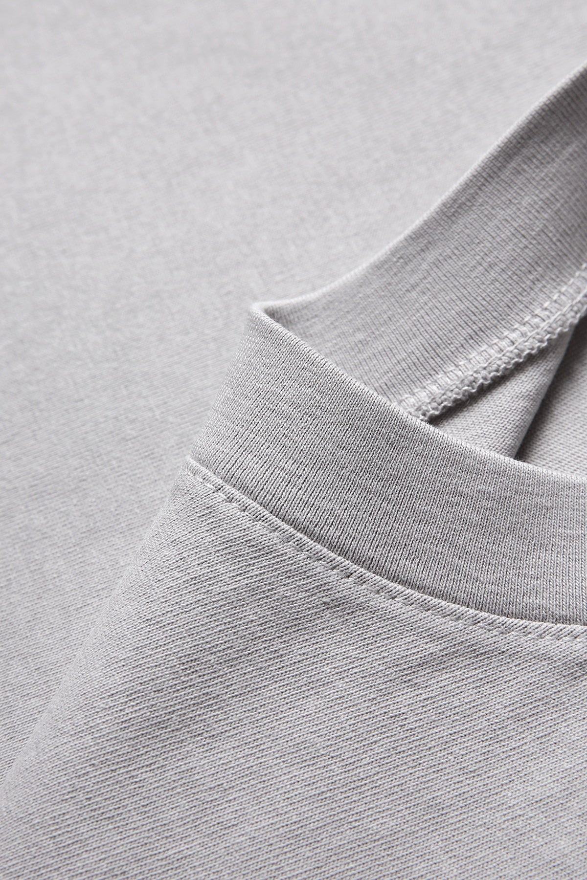 Unisex Heavy Weight Organic Cotton FADED Oversize Tshirt - Stone Grey Faded - View