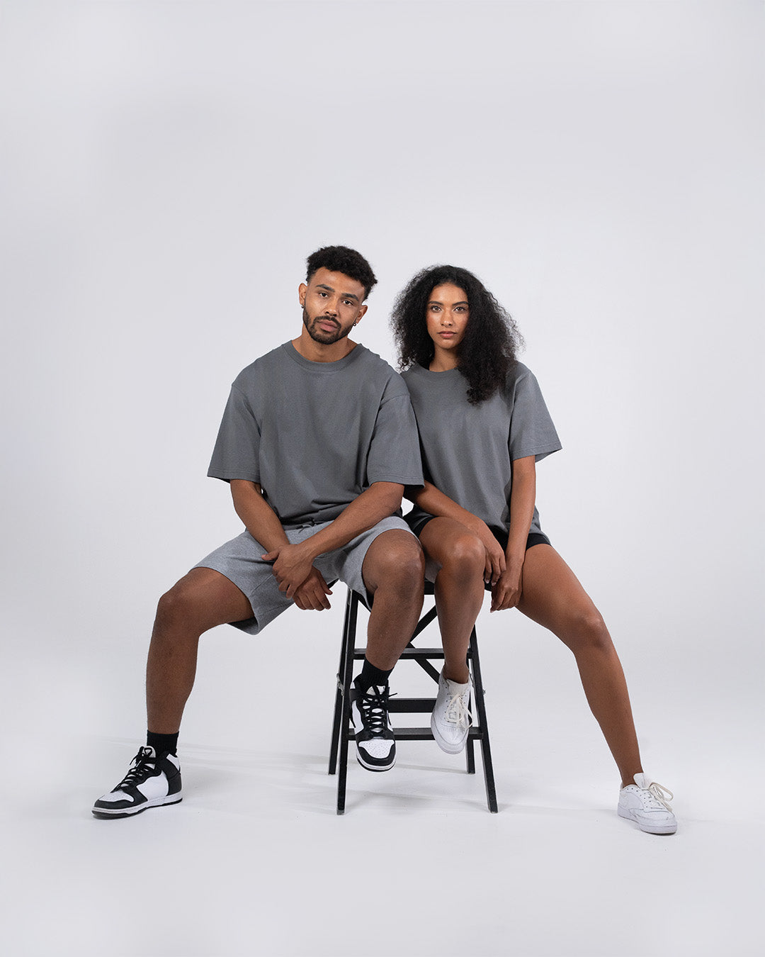 Unisex oversized Heavyweight organic Cotton Tshirt - view