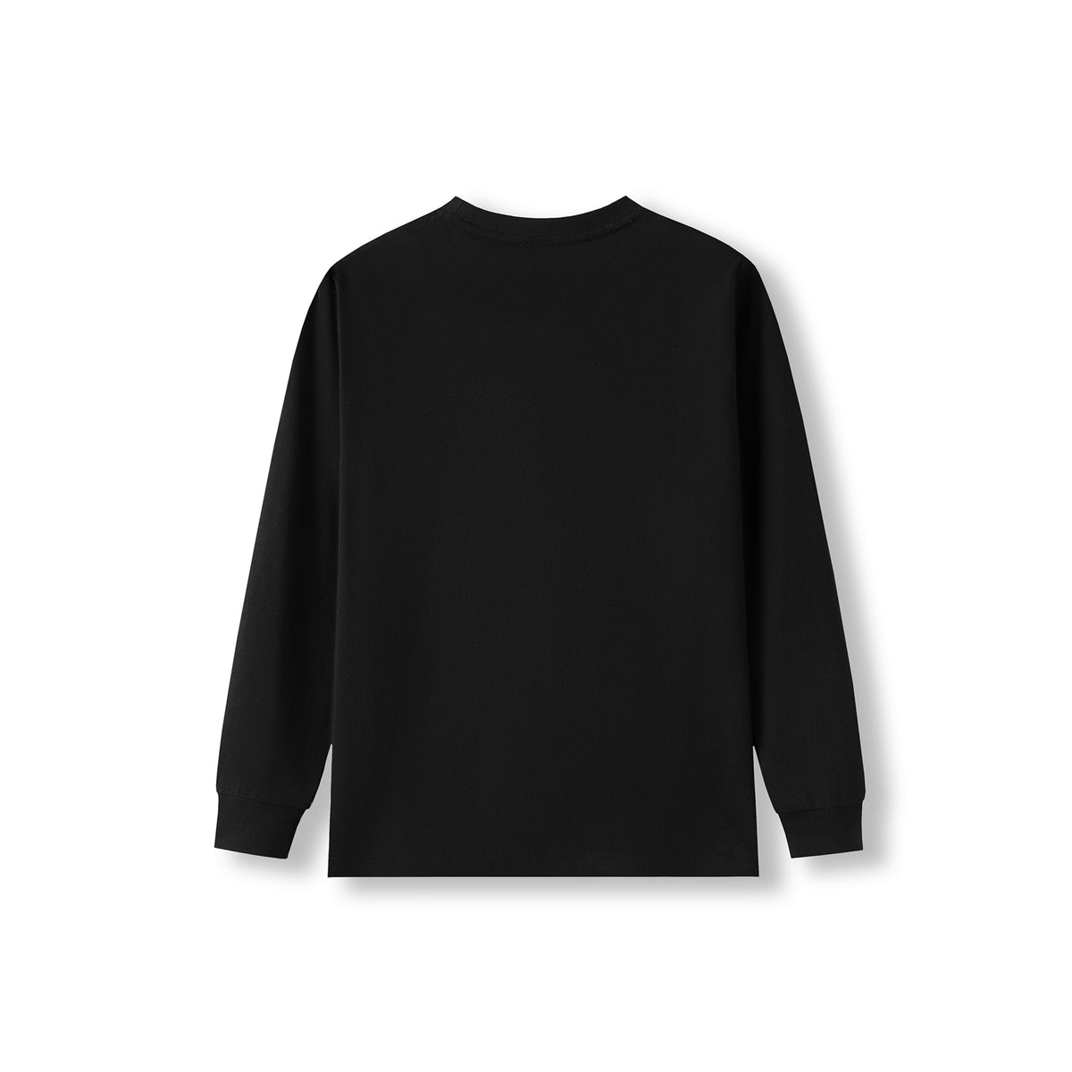 Kid's Long Sleeve T-shirt - Black - Back