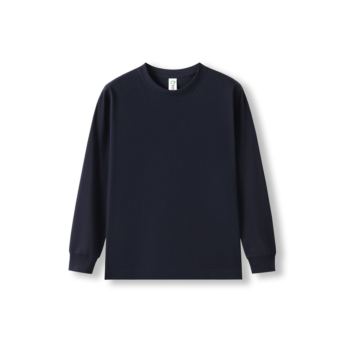 Kid's Long Sleeve T-shirt - Navy Blue - Front