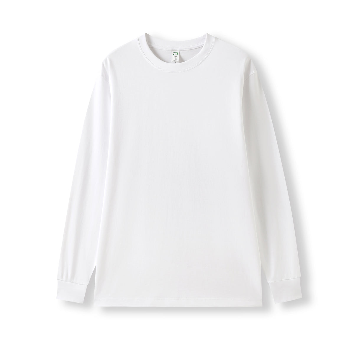 Men's / Unisex Long Sleeve T-shirt - White - Front