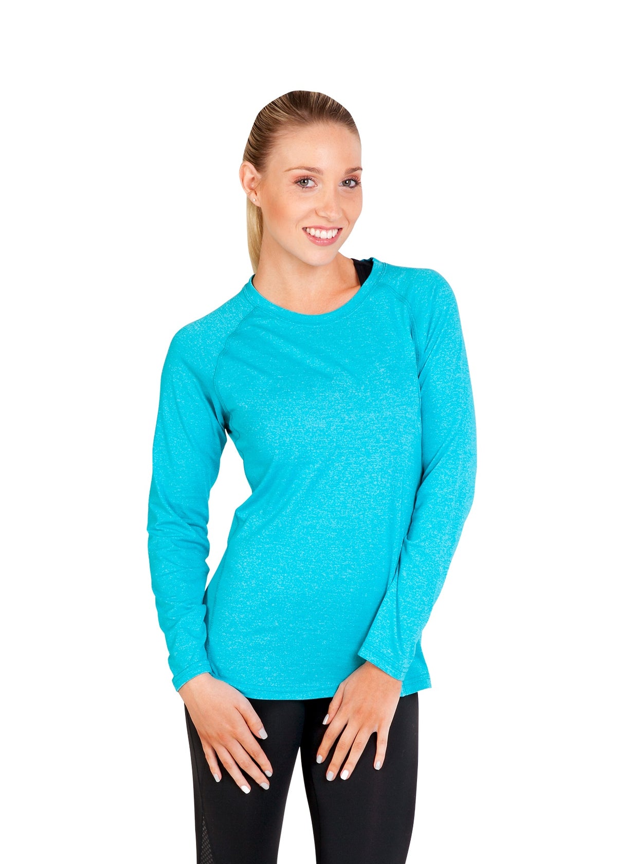 Womens Greatness Heather Long Sleeve T-shirt - view