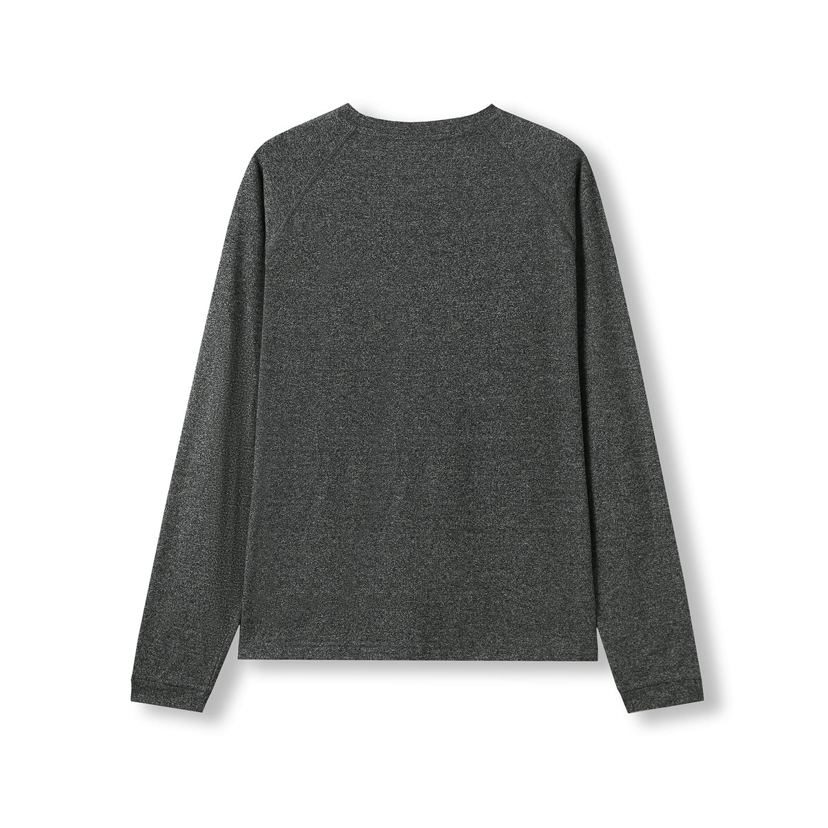 Men's / Unisex Greatness Heather Long Sleeve T-shirt - Dark Heather - Back