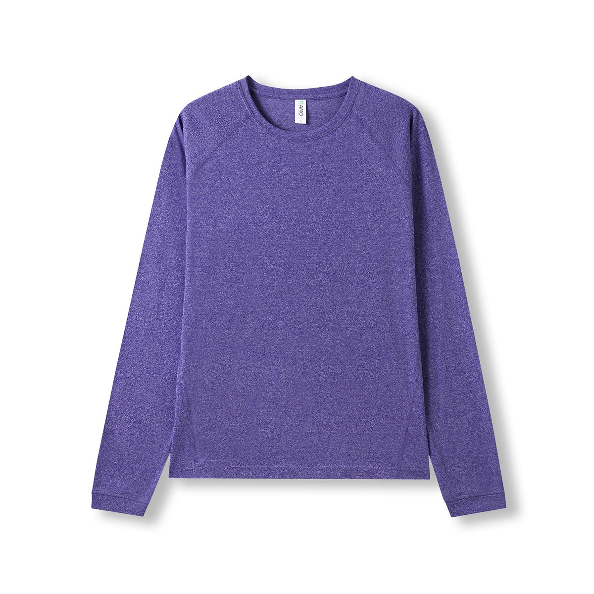 Men's / Unisex Greatness Heather Long Sleeve T-shirt - Grape Heather - Front