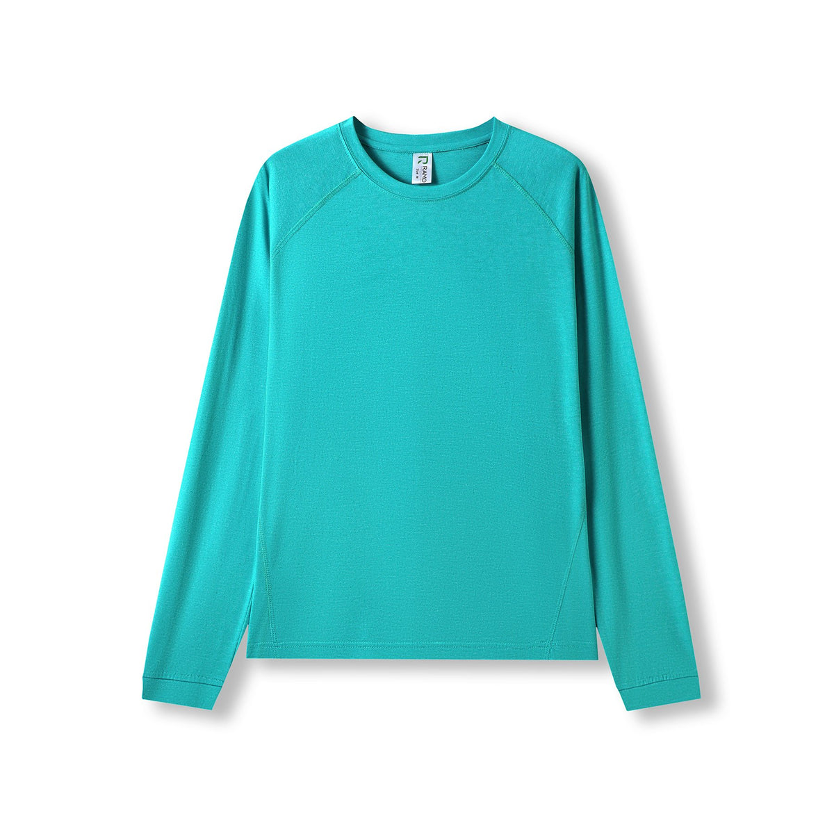 Men's / Unisex Greatness Heather Long Sleeve T-shirt - Jade Heather - Front