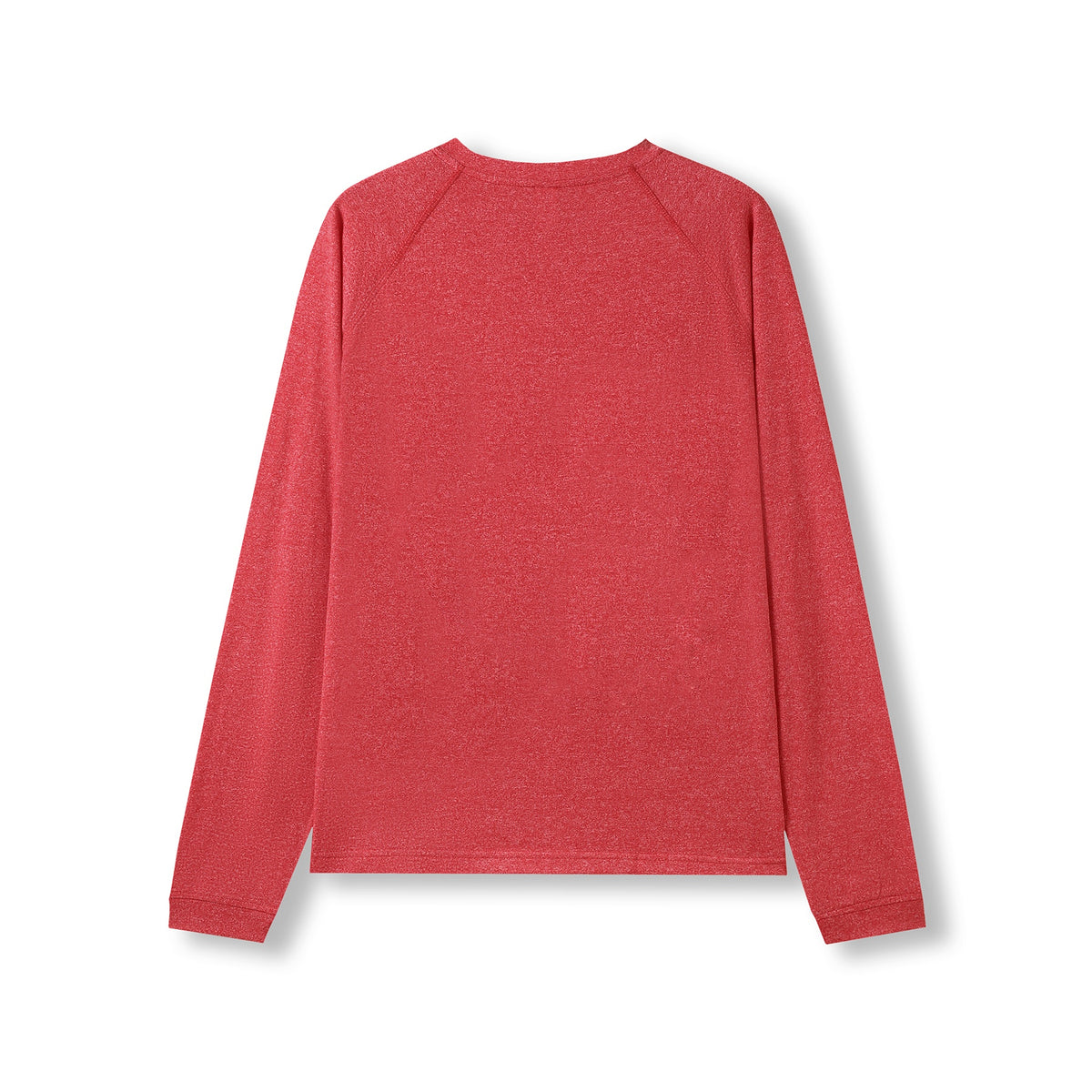 Men's / Unisex Greatness Heather Long Sleeve T-shirt - Red Heather - Back