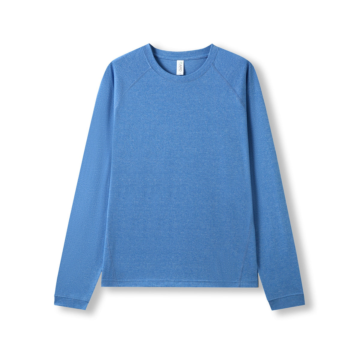 Men's / Unisex Greatness Heather Long Sleeve T-shirt - Royal Heather - Front