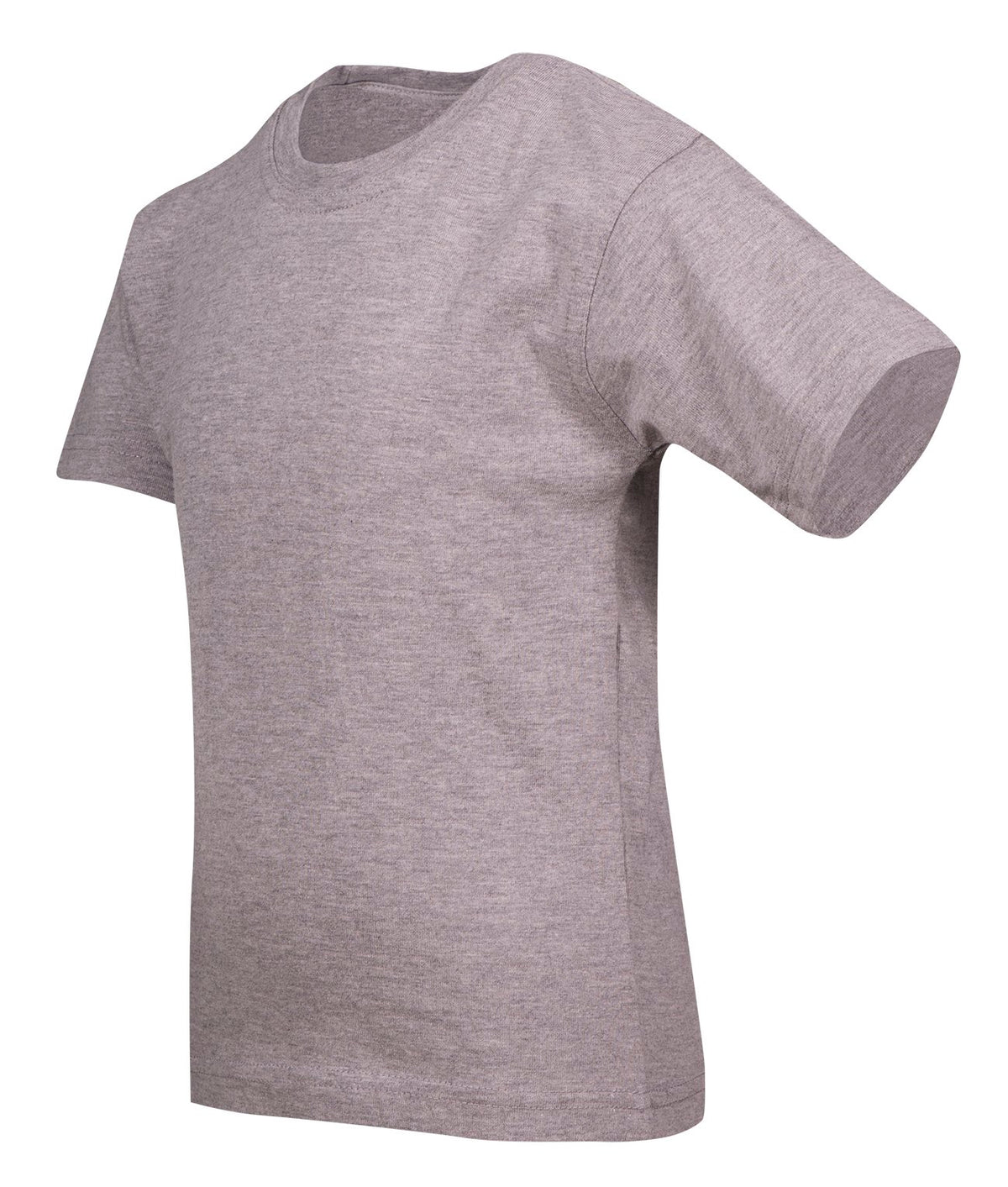 Kid's Regular T-shirt - Grey Marl - Side