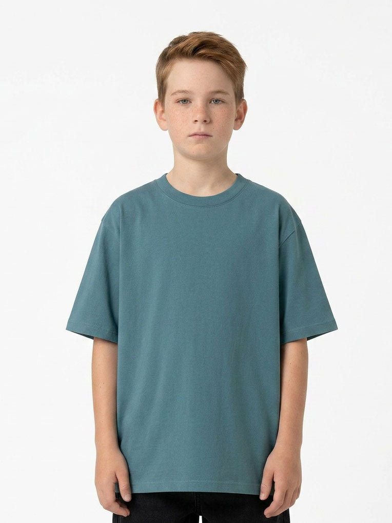 Kid's 200GSM 100% Organic Cotton Faded Tshirt - view