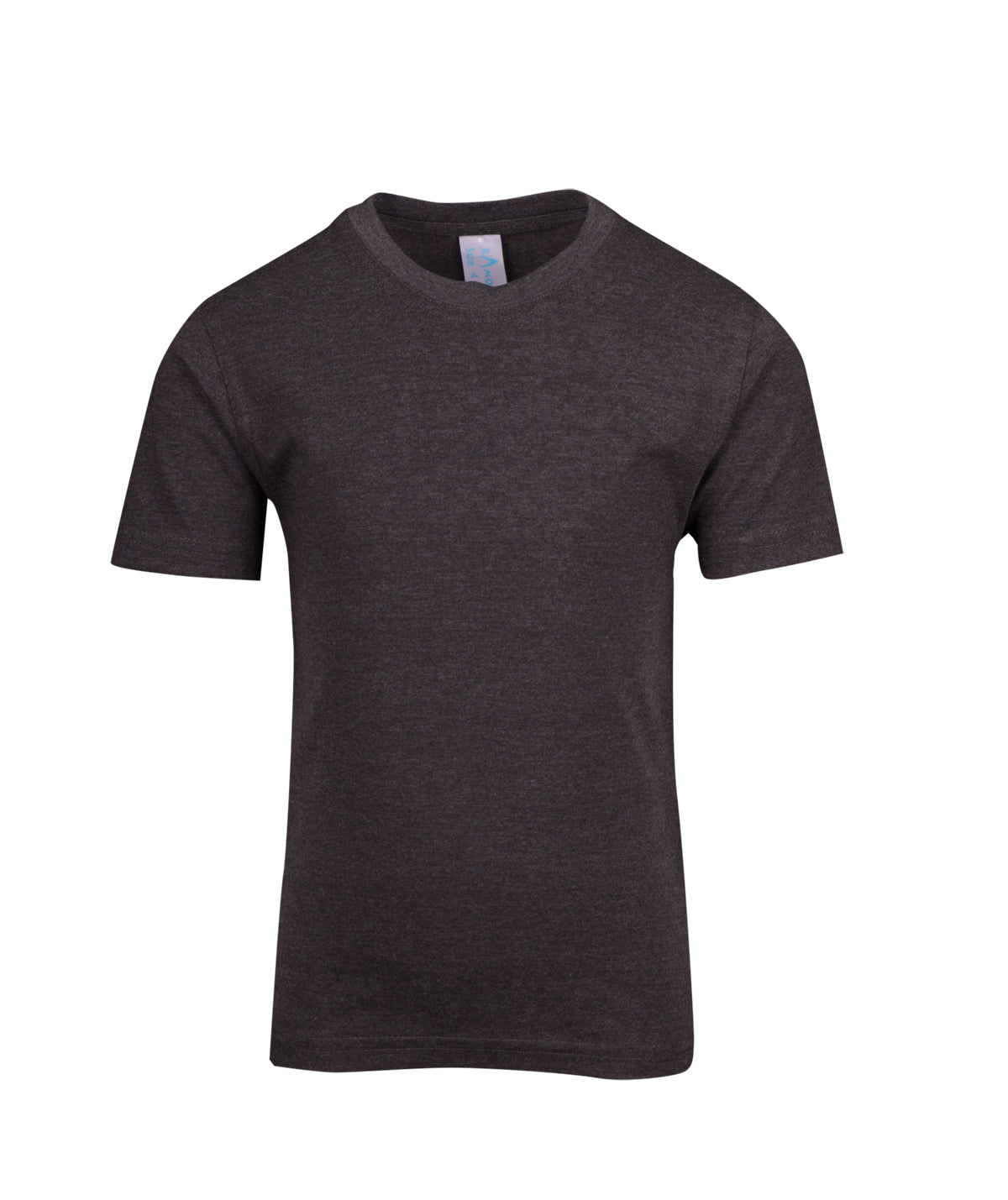 Kids Marl Crew Neck T-shirt - Dark Marl - Front