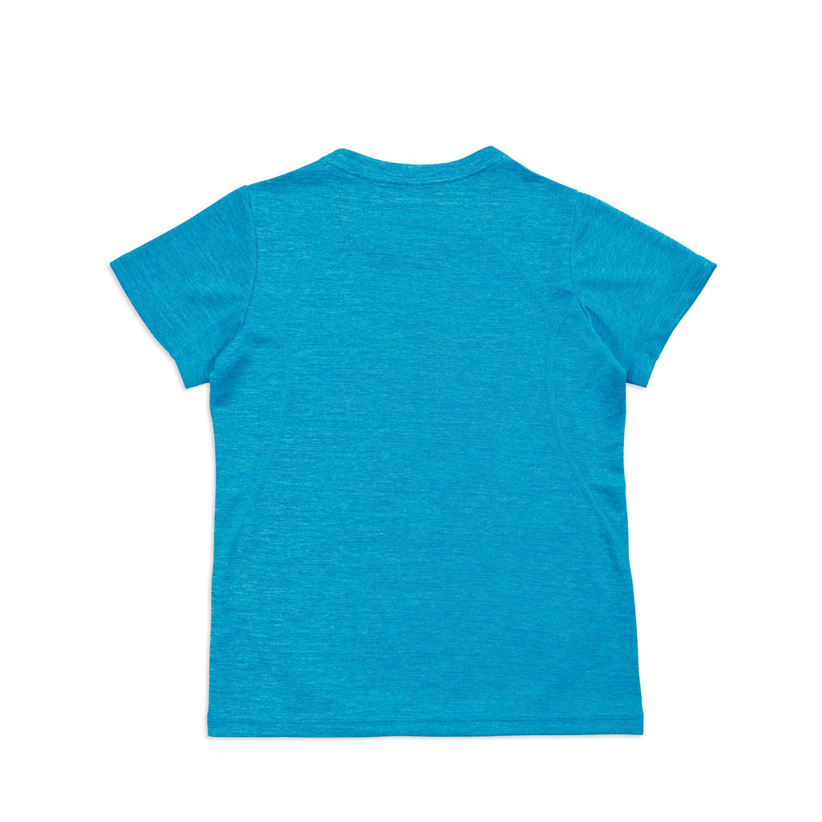 Kid's Challenger 100% polyester T-shirt - Azure Marl - Back