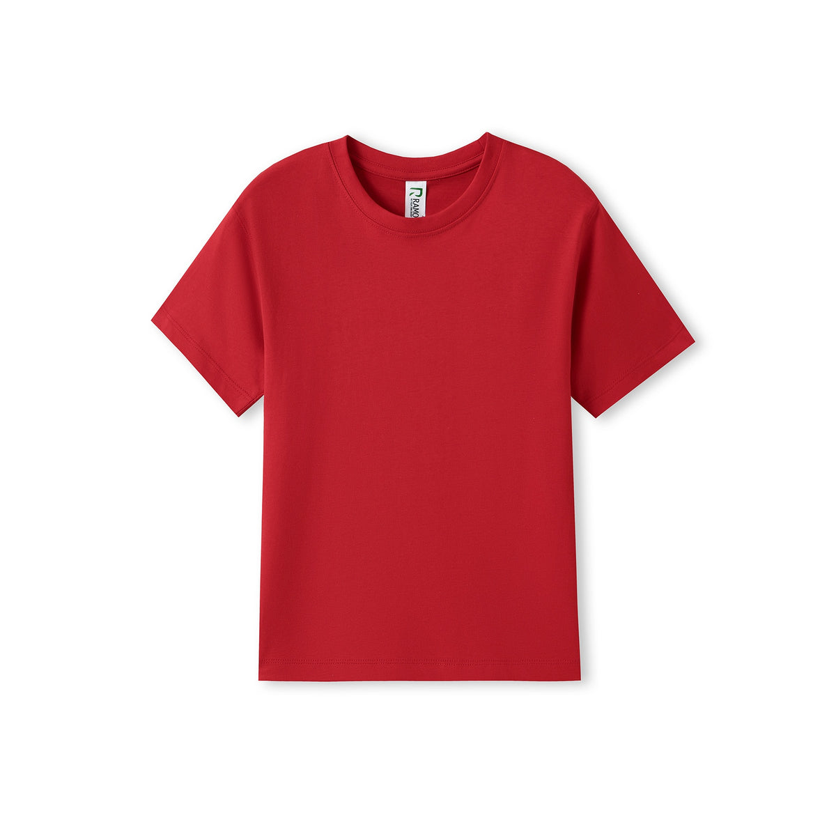 Kids Organic Tee - Red - Front