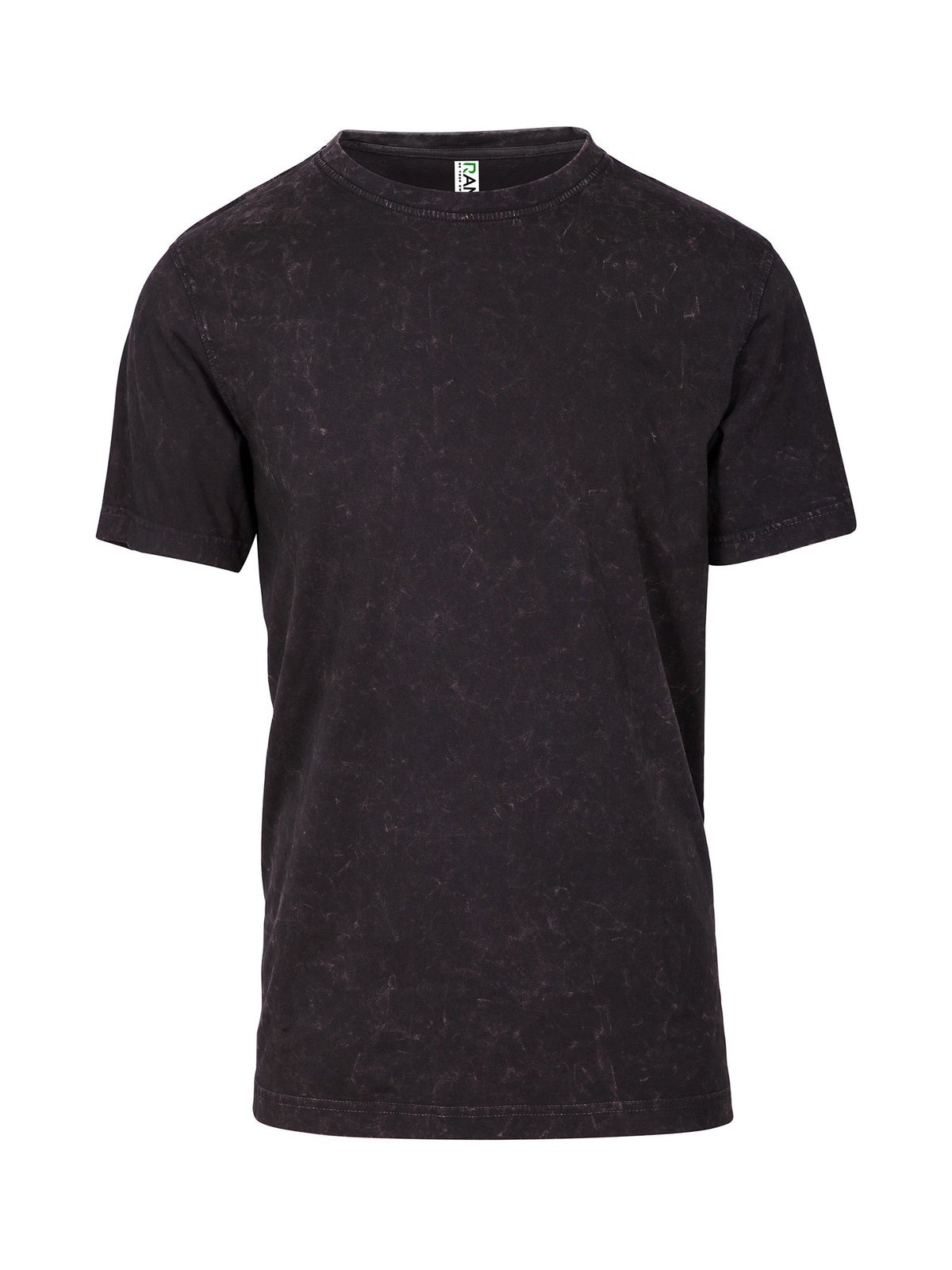 Kid's Stone Wash T-shirt - Black - Front