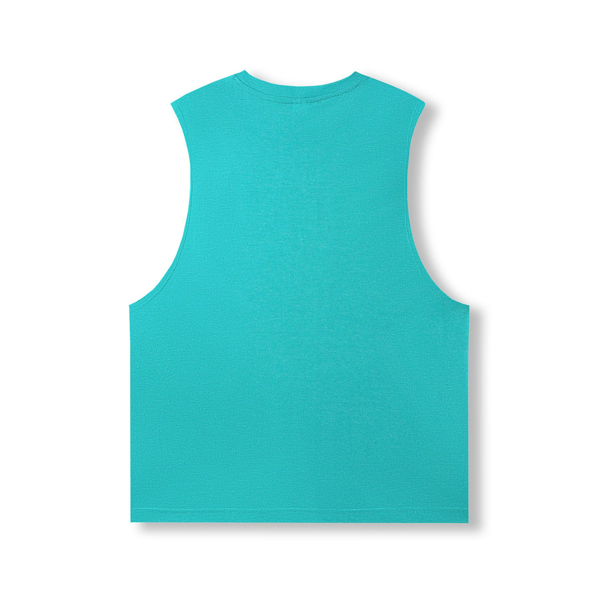 Mens Heather SLEEVELESS Tee - Greatness Range - Jade Heather - Back