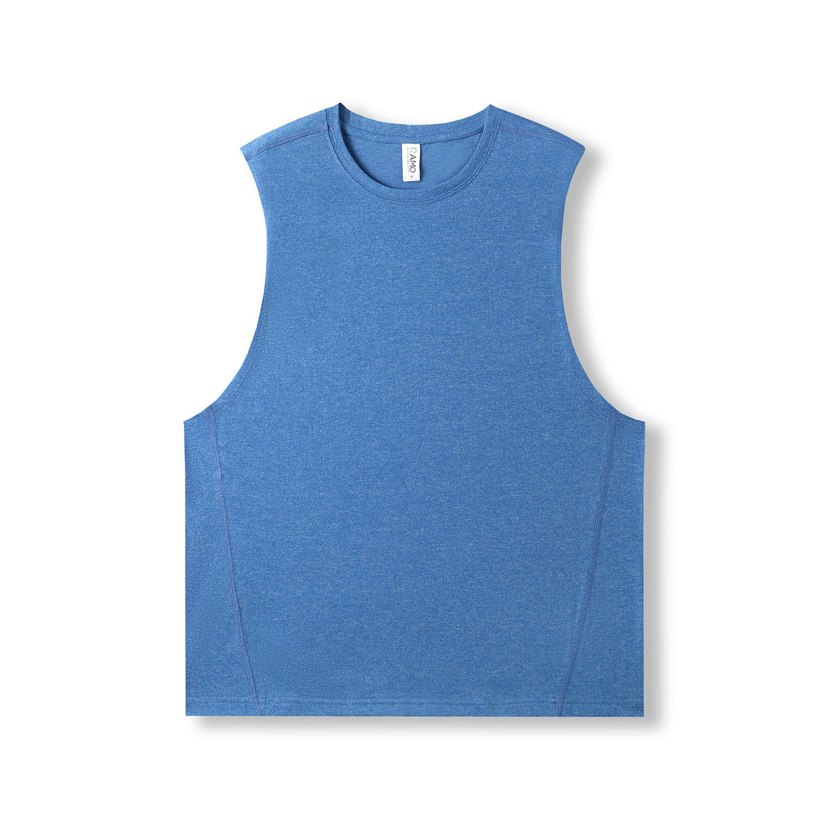 Mens Heather SLEEVELESS Tee - Greatness Range - Royal Heather - Front