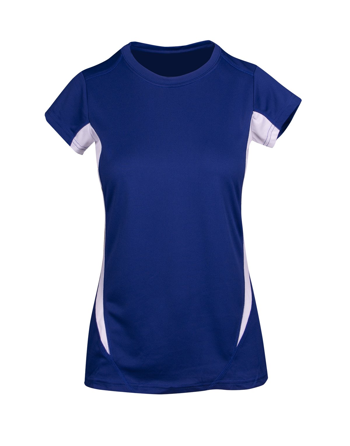 Women's Accelerator Cool-Dry T-shirt - Royal/White - Front